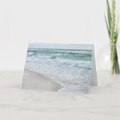 Friedliche Strand Karte (Vorderseite)