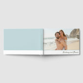 Friedliche Strand Romantische Foto Gästebuch (Voll)