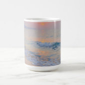 Friedliche Strandsonne Ozean-Glühen Kaffeetasse (Mittel)