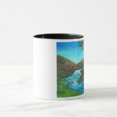 Friedliche Strom-Tasse Tasse (Zentrum)