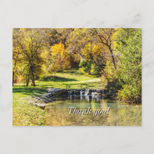 Friedliche Szene am Dogwood Creek - Dankeschön-Pos Postkarte