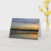 Friedliche Szene Karte (Gelbe Blume)