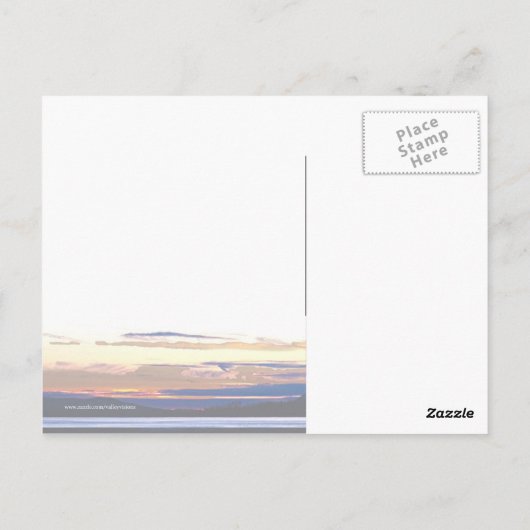 Friedliche Szene Postkarte (Rückseite)