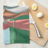 Friedliche Tage Geschirrtuch (Viertel Falte)