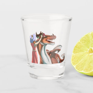 Friedliche Tage Schnapsglas