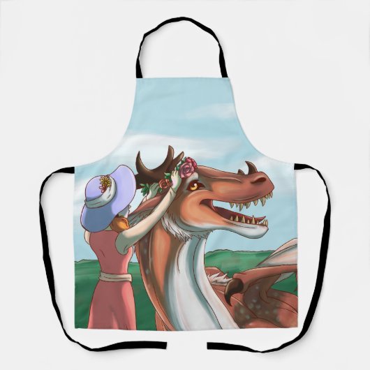 Friedliche Tage Schürze (Vorderseite)