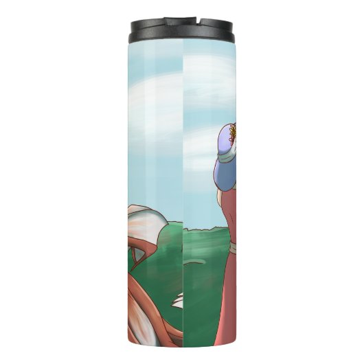 Friedliche Tage Thermosbecher (Rückseite)