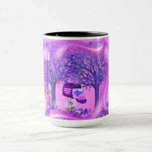 Friedliche Tasse im Freien