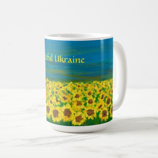 Friedliche Tasse in der Ukraine (VorderseiteRechts)