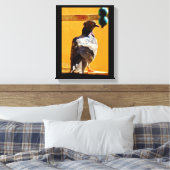 Friedliche Taube Leinwanddruck (Insitu (Schlafzimmer))