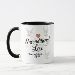 Friedliche Taube Mama Tasse - bedingungslose Liebe