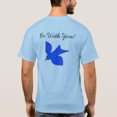 Friedliche Taube T-Shirt (Rückseite)