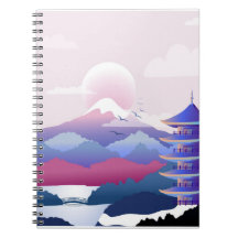 Friedliche Tempellandschaft bei Morgengrauen