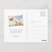 Friedliche Tiere aus Niedlichen Cartoon auf der ga Postkarte (Rückseite)