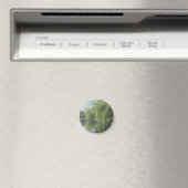 Friedliche Trauerweiden-Teichlandschaft Magnet (In Situ (Geschirrspüler))