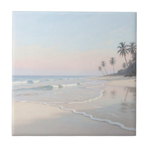 Friedliche tropische Strandparadies Fliese