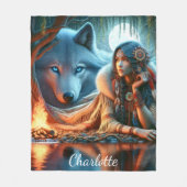 Friedliche Übernachtung in Flüssen: Einheimische u Fleecedecke (Vorderseite)