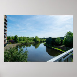 Friedliche Ufer bei Wakefield Waterfront Poster