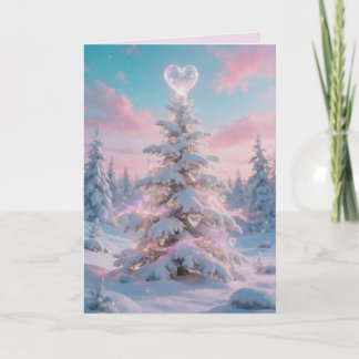 Friedliche und liebevolle Weihnachtszeit Karte