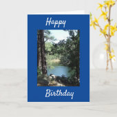 FRIEDLICHE UND SCHÖNE GEBURTSTAGWEISE KARTE (Gelbe Blume)