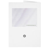 Friedliche Vorlage Beileidskarte (Hinten)