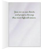 Friedliche Vorlage Beileidskarte (Innen (Rechts))