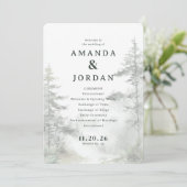 Friedliche Wasserfarben-Bäume in Pastellfarben Programm (Stehend Vorderseite)