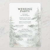 Friedliche Wasserfarben-Bäume in Pastellfarben Programm (Rückseite)