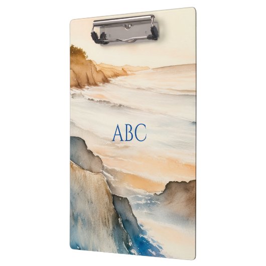 Friedliche Wasserfarbenzone Klemmbrett (Links)