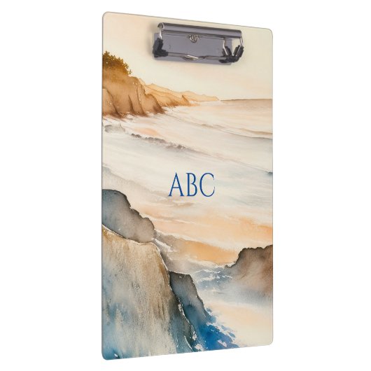 Friedliche Wasserfarbenzone Klemmbrett (Rechts)