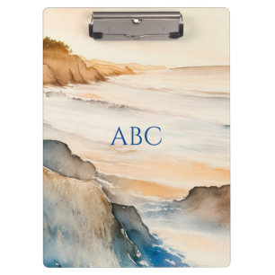 Friedliche Wasserfarbenzone Klemmbrett
