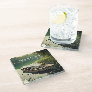 "Friedliche Wassermomente" Glasuntersetzer