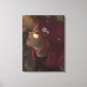 Friedliche weiche Strahlung Leinwanddruck (Vorderseite)