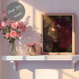 Friedliche weiche Strahlung Poster