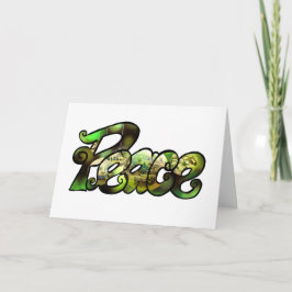 Friedliche Weihnachtsdekorationen Karte