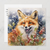 Friedliche Weihnachtsfeier Feiertagskarte (Vorne/Hinten)