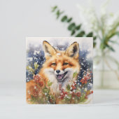 Friedliche Weihnachtsfeier Feiertagskarte (Stehend Vorderseite)