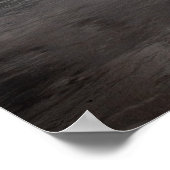 Friedliche Wellen auf dem Küstenposter Poster (Ecke)