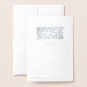 Friedliche Welttaube Folienkarte (Rückseite mit Umschlag)