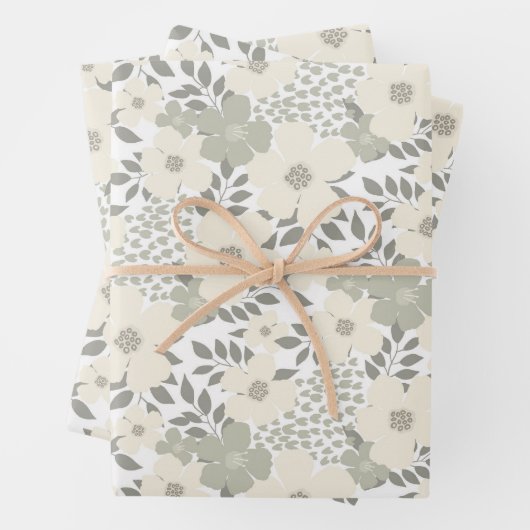 Friedliche Wiese Geschenkpapier Set (Beispiel)