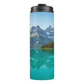 Friedliche Wildnis Landschaft Poster Thermosbecher (Vorderseite)