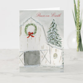 Friedliche Winterferienhalle Karte