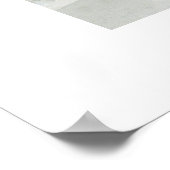 Friedliche Winterferienhalle Poster (Ecke)