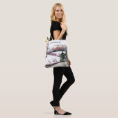 Friedliche Winterlandschaft Tasche (Am Model)