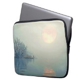 Friedliche Wintermorgendliche Kunst Laptopschutzhülle (Vorderseite Links)