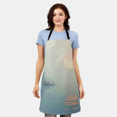 Friedliche Wintermorgendliche Kunst Schürze (Getragen)