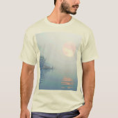 Friedliche Wintermorgendliche Kunst T-Shirt (Vorderseite)