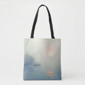 Friedliche Wintermorgendliche Kunst Tasche (Vorderseite)