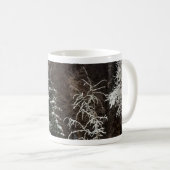 Friedliche Winternachtsbäume Kaffee-Tasse Kaffeetasse (VorderseiteRechts)