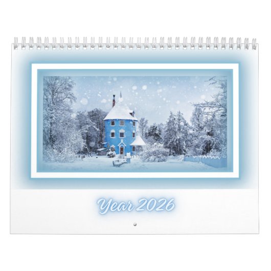 Friedliche Wintertage — Kalender 2026 (Titelbild)